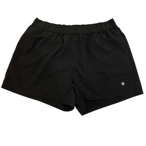 Bally Total Fitness Running‎ Shorts Athletic Gym Workout Black XL